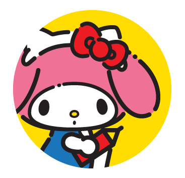 Image of My Melody Hello Kitty 50th Anniversary Artwork 