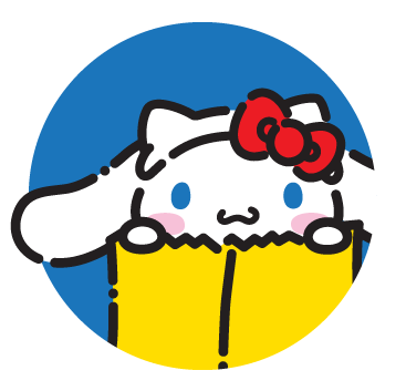 Image of Cinnamoroll Hello Kitty 50th Anniversary Artwork 